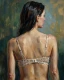 Lace Traces And Golden Light (PRT-16861-126183) - Canvas Art Print - 48in X 60in