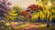 Canopies Of Golden Heat (PRT-15697-125872) - Canvas Art Print - 60in X 33in