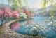 Spring Mist Over West Lake (PRT-15697-125877) - Canvas Art Print - 60in X 40in