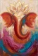 Vermilion Solar Radiance (PRT-15697-125695) - Canvas Art Print - 40in X 60in