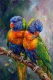 Chromatic Avian Symphony (PRT-15697-124516) - Canvas Art Print - 40in X 60in