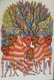 Deer,gond Painting (ART-19039-126339) - Handpainted Art Painting - 24in X 36in