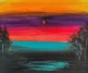 Colorful Landscape (ART-3512-126899) - Handpainted Art Painting - 8in X 8in