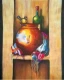 Quiet Stillness (ART-19122-126708) - Handpainted Art Painting - 12in X 17in