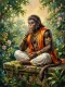Verdant Jungle Sanctuary (PRT-15697-127242) - Canvas Art Print - 45in X 60in
