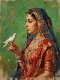 Verdant Echoes Of Royalty (PRT-16861-126963) - Canvas Art Print - 45in X 60in
