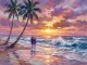 Golden Horizon Serenade (PRT-15697-127167) - Canvas Art Print - 60in X 45in
