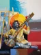 Composing Colors (ART-17219-127498) - Handpainted Art Painting - 23in X 48in