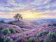 Ethereal Lavender Horizons (PRT-15697-127153) - Canvas Art Print - 60in X 45in