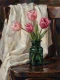Quiet Grace In Rose (PRT-15697-127086) - Canvas Art Print - 45in X 60in