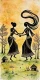 Vintage Tribal Handmade Canvas Print Of Folk-Art (PRT-18995-126620) - Canvas Art Print - 24in X 48in