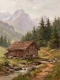 Alpine Haven In Morning Haze (PRT-15697-126968) - Canvas Art Print - 45in X 60in