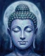 Moonlit Contemplative Silence (PRT-15697-126884) - Canvas Art Print - 48in X 60in