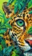 Verdant Gaze Of The Wild (PRT-15697-126706) - Canvas Art Print - 34in X 60in