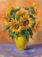 Sunlit Golden Cluster (PRT-15697-127020) - Canvas Art Print - 45in X 60in