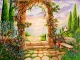 Nostalgia, Portal To The Land Of Sunsets (PRT-19066-127694) - Canvas Art Print - 30in X 22in