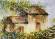 A Quaint Cottage (PRT-8841-127729) - Canvas Art Print - 24in X 17in