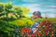 A Little Haven Called Home (ART-19272-128030) - Handpainted Art Painting - 30in X 20in