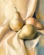 Study In Linen And Fruit (PRT-15697-128197) - Canvas Art Print - 48in X 60in