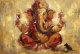 Crimson Resonance And Sacred Script (PRT-15697-128111) - Canvas Art Print - 60in X 40in