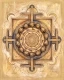 Protective Pulse Of Mandala (PRT-15697-128229) - Canvas Art Print - 48in X 60in