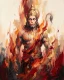 Aura Of The Purifying Flame (PRT-15697-128126) - Canvas Art Print - 48in X 60in