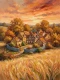 Golden Autumn Twilight (PRT-15697-127023) - Canvas Art Print - 45in X 60in