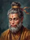 Sage Crown Of Inner Light (PRT-15697-128146) - Canvas Art Print - 45in X 60in