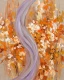 Golden Lavender Harmony (PRT-15697-128329) - Canvas Art Print - 48in X 60in