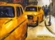 Kolkata Taxi Tales (ART-8170-128441) - Handpainted Art Painting - 30in X 22in