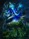 Nocturnal Mystical Resonance (PRT-15697-128504) - Canvas Art Print - 45in X 60in