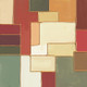 WarmGeometry1 - 24in X 24in,26Square12_2424,Multi-Color,60X60 Size,Modern Art Art Canvas Painting
