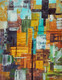 City,abstract city, brown, abstract, Ramesh, architect, old building, modern painting, rustic colour painting,mild colour painting,The City 8,ART_1380_11519,Artist : Ramesh AR,Acrylic