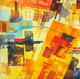 :  abstract city, brown, Yellow, abstract, Ramesh, architect, old building, modern painting, rustic colour painting,mild colour painting, City,The City 7,ART_1380_11518,Artist : Ramesh AR,Acrylic