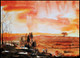 Trees, Mountains, Distant,The Distant Land,ART_208_6594,Artist : Surya Vamshi,Acrylic