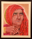 Potrait, Rajasthani lady, oil painting,OLD IS GOLD,ART_1455_11982,Artist : SNEHA SNEHA,Oil