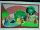 Radha Krishna Love-Ras Leela (ART_1454_12070) - Handpainted Art Painting - 26in X 38in