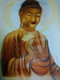 Buddha,Buddha spreading peace,ART_1454_11923,Artist : Sudha  Sharma,Oil