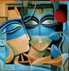 Radha Krishna,Radha Krishna,ART_138_6895,Artist : Ila Mishra,Acrylic