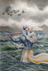 krishna nature peace music,Krishna 2,ART_558_6103,Artist : BHAVIN MEHTA,watercolor on coldpress paper