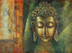 Buddha paintings,calm buddha painyings,Peaceful paintings,Silent buddha paintings,Calm and Silent Buddha,FR_1523_12358,Artist : Community Artists Group,Acrylic