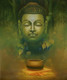 God,Buddha,Buddhism,Wall Decor,Acrylic,Canvas,Figurative,original  ,buddha dhyana,ART_1666_13784,Artist : Sanjay Lokhande,Acrylic