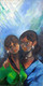 Women, Girls, Indian, Mother, Daughter, Bond, Family,Mother and Daughter,ART_1688_13924,Artist : ANJU AGRAWAL,Oil