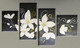White Lilies - 55in X 28in (Details Inside),RTCS_64_5528,Oil Colors,Canvas,Multipiece,White Flowers,White Lillies,Community Artists Group,Museum Quality - 100% Handpainted