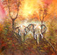 Good morning (ART_1522_15150) - Handpainted Art Painting - 36in X 36in