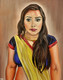 portraits, acrylic, makeup, social, deep, myth, society ,THE FAKE,ART_1877_15143,Artist : Neha Mantry,Mixed Media