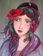lady paintings,56Figure141,MTO_1550_15572,Artist : Community Artists Group,Mixed Media