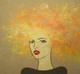 lady paintings,attitude paintings,modern paintings,56Figure220,MTO_1550_15697,Artist : Community Artists Group,Mixed Media
