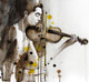 violin paintings,man with violin paintings,music paintings,music passion paintings,passion paintings,peace of joy paintings,56Figure219,MTO_1550_15696,Artist : Community Artists Group,Mixed Media