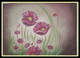 Purple Flowers (ART_1385_11634) - Handpainted Art Painting - 17in X 12in